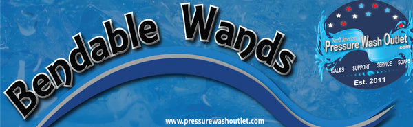 PRESSURE WASH BENDABLE WANDS